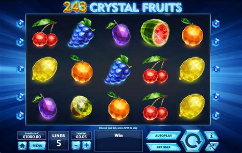 243 Crystal Fruits Reversed Pokerstars
