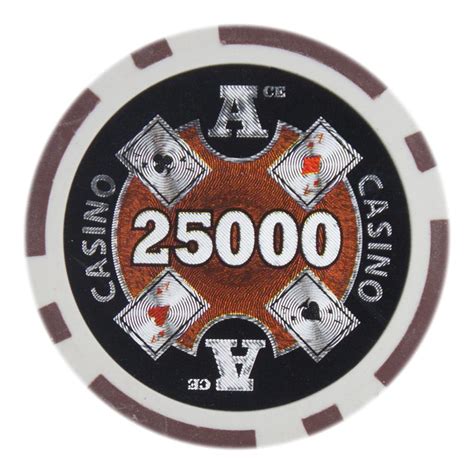 25000 Denominacao Fichas De Poker