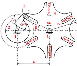 6 Ranhura De Genebra Mecanismo De