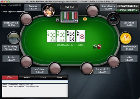 A Historia Da Mao Pokerstars Mac