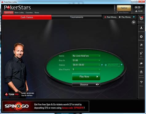 A Pokerstars Adicionar No