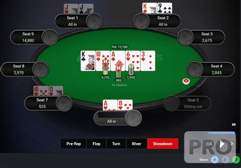 A Pokerstars Empurrar Dobra Graficos