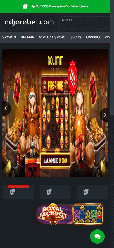 Adjarabet Casino Mobile