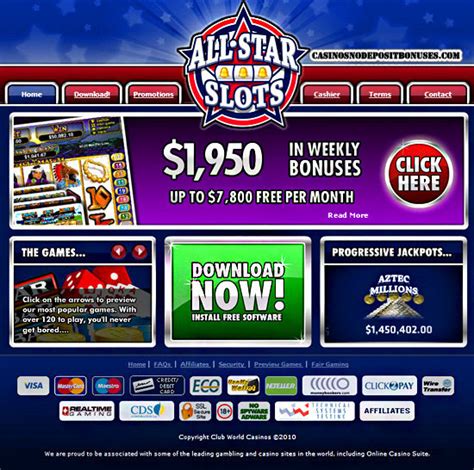 All Star Slots Casino Bonus