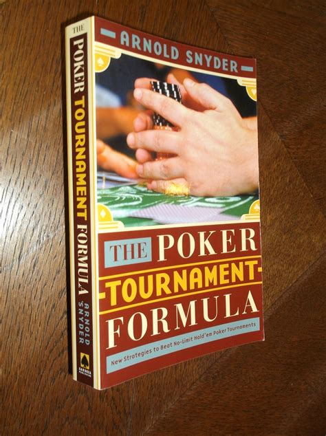 Arnold Snyder Poker Formula