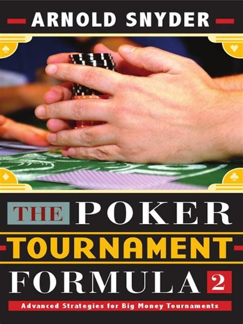 Arnold Snyder Torneio De Poker Formula 2