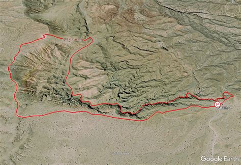 Assustador Slot Canyon Mapa