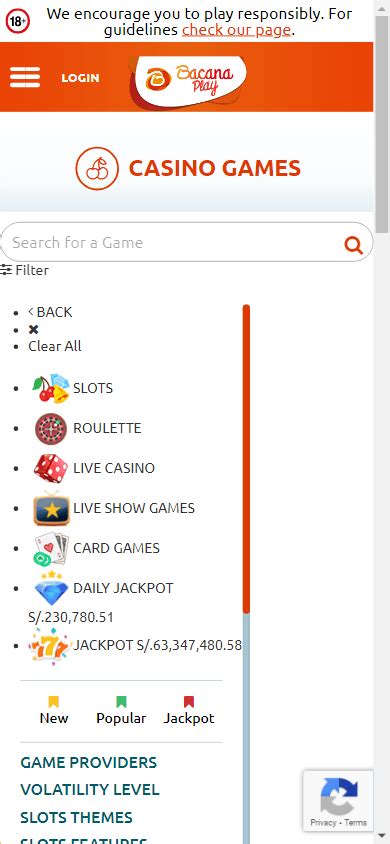 Bacanaplay Casino Mobile