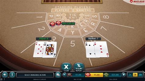 Baccarat Nucleus Gaming Bwin