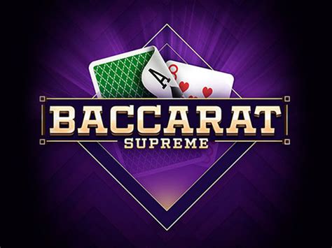 Baccarat Supreme Bet365