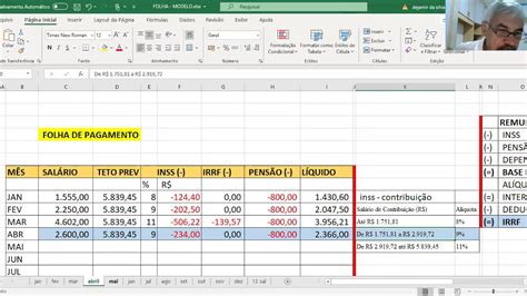 Banca De Folha De Calculo Do Excel