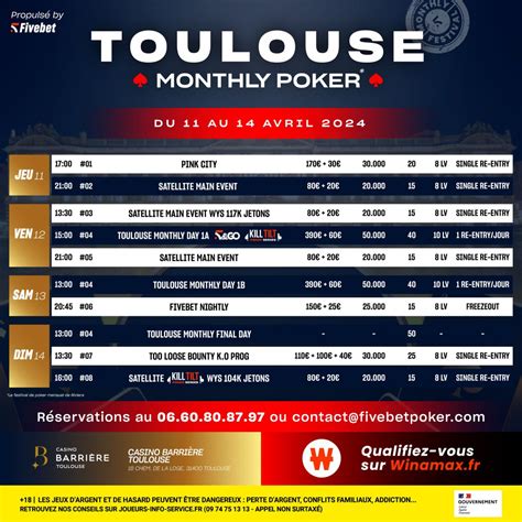 Barriere Poker Toulouse Inscricao