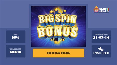 Big Spin Bonus 1xbet