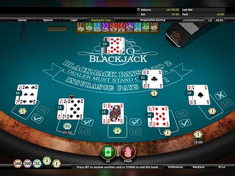 Black Jack Juego En Linea