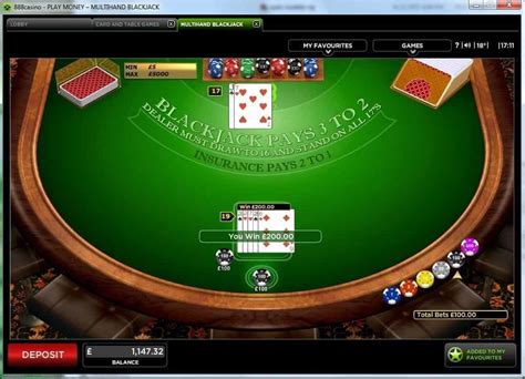 Blackjack Ultimate 888 Casino