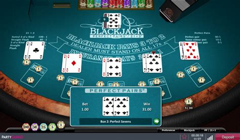 Blackjack With Perfect Pairs Betsul