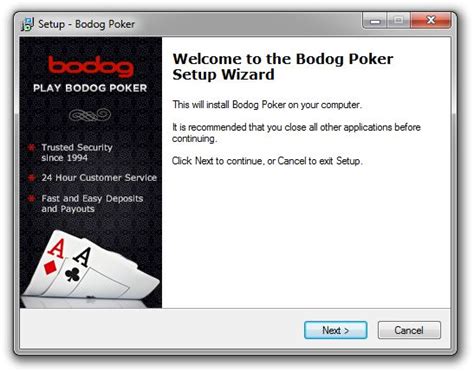 Bodog Poker Download Do Cliente Falhou