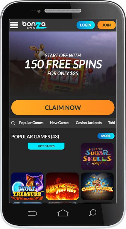 Bonza Spins Casino Mobile