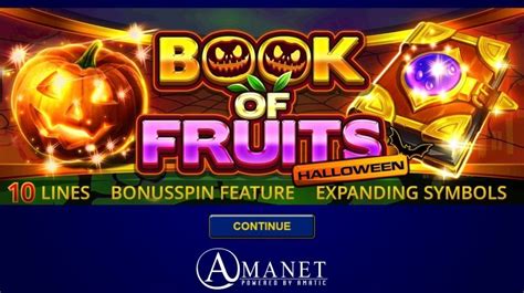 Book Of Fruits Halloween Betsul
