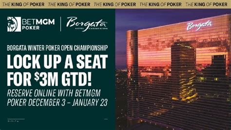 Borgata Winter Poker Open 2024 Agenda