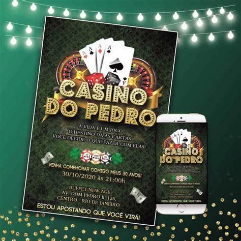 Caseiro Casino Convites