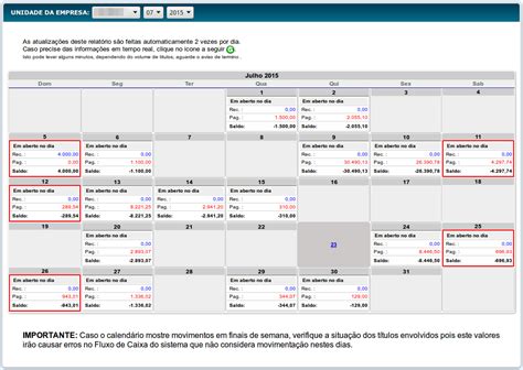 Casino Calendario Financeiro