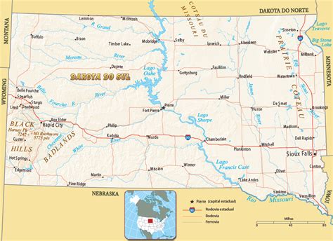 Casino Dakota Do Sul Mapa
