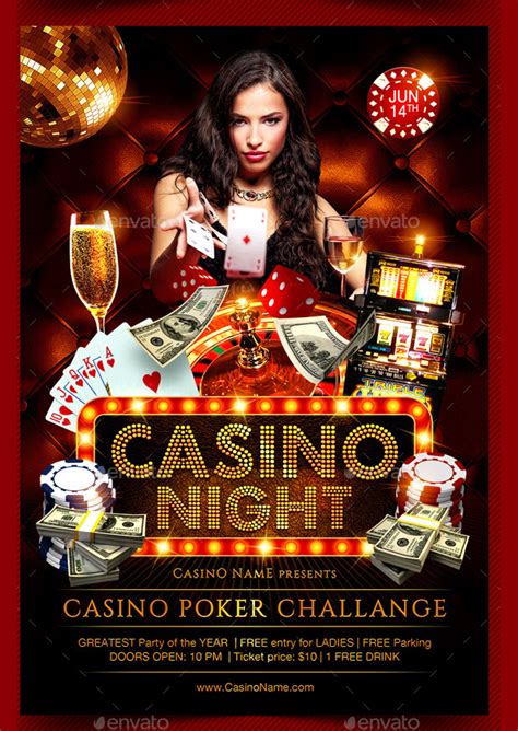 Casino De Eventos Flyer Modelo