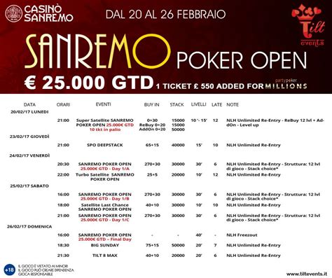 Casino Di Sanremo Poker Online