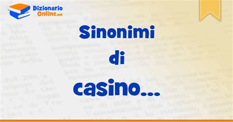 Casino Dizionario Italiano