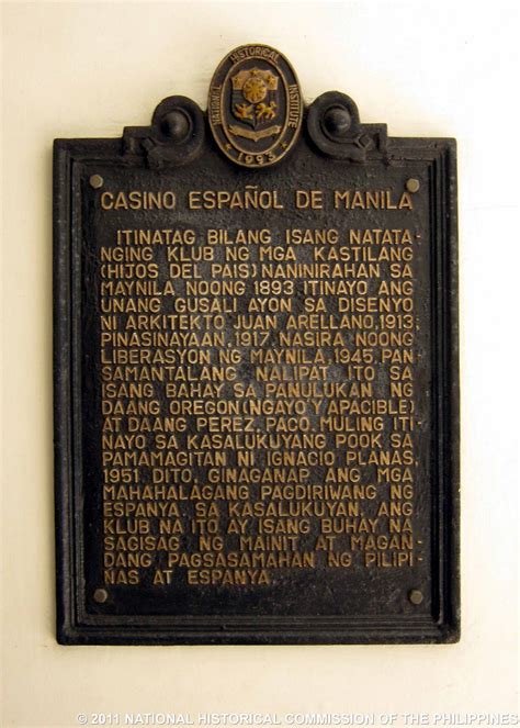 Casino Espanol Manila Endereco