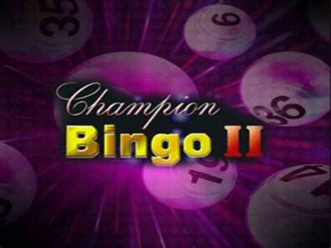 Champion Bingo Ii Vibra Pokerstars