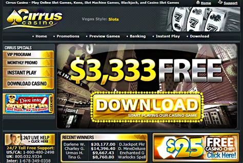Cirrus Casino Bonus Codes 2024