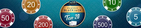 Classic Blackjack With Ten 20 Pokerstars