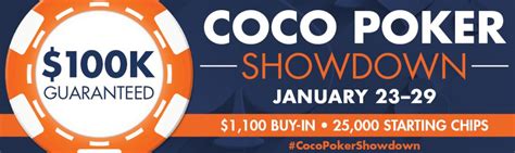 Coco Poker Showdown Agenda