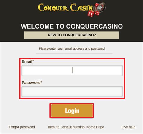 Conquercasino Login