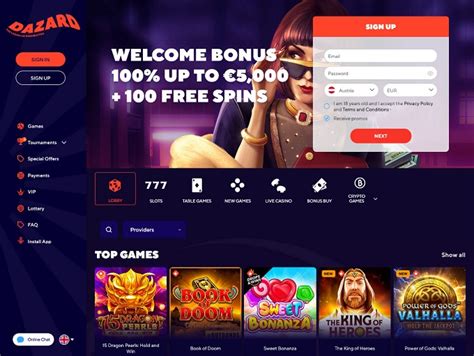 Dazard Casino Online