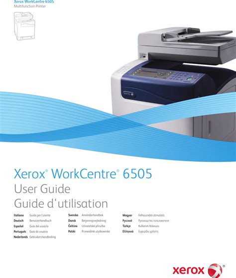 De Carga Da Ranhura De Alimentacao Manual Xerox 6505