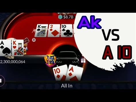 De Odds De Poker Ak Vs A10