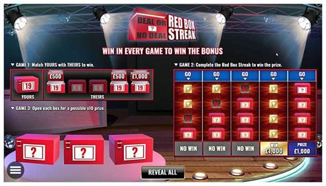 Deal Or No Deal Red Box Streak Slot Gratis