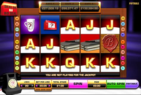 Deal Or No Deal Slots Para Se Divertir