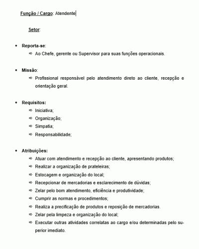 Descricao De Trabalho De Maquina De Fenda De Atendente