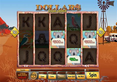 Dollars Down Under Slot Gratis