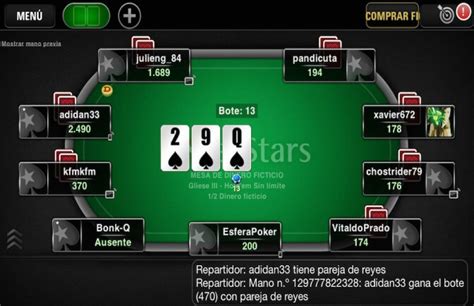 En El Interface De Usuario Pokerstars