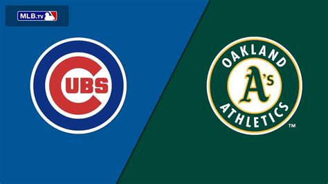 Estadisticas de jugadores de partidos de Chicago Cubs vs Oakland Athletics