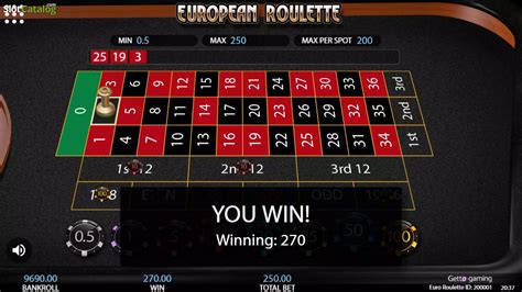 European Roulette Getta Gaming Novibet