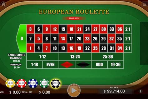 European Roulette Ka Gaming Slot Gratis