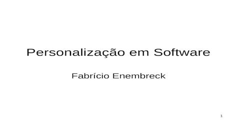 Fei Slot De Personalizacao Exemplo