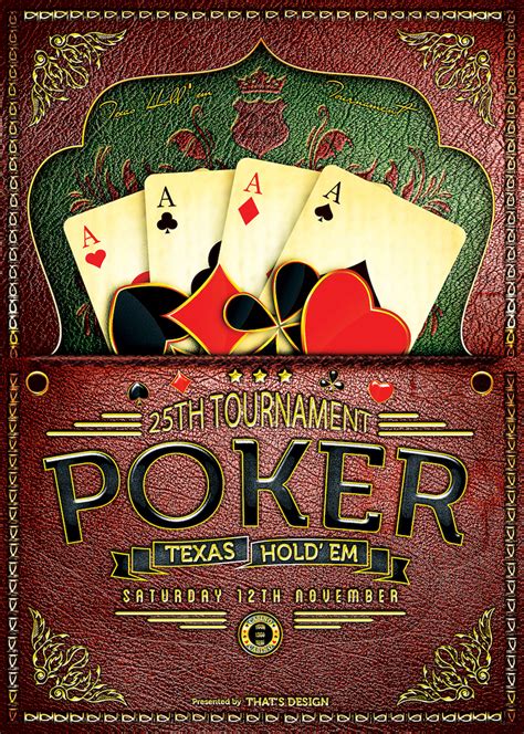 Flyer De Poker Psd Download