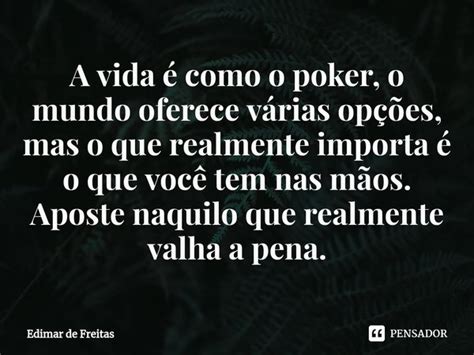 Frases Sobre O Poker